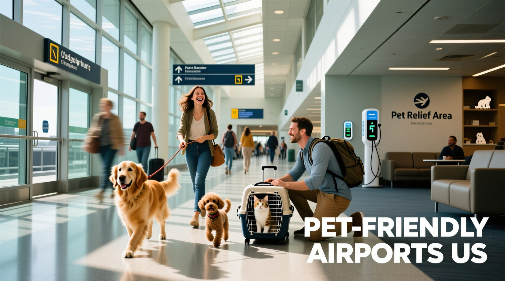 Pet-Friendly Airports US: Transport & Logistics Guide