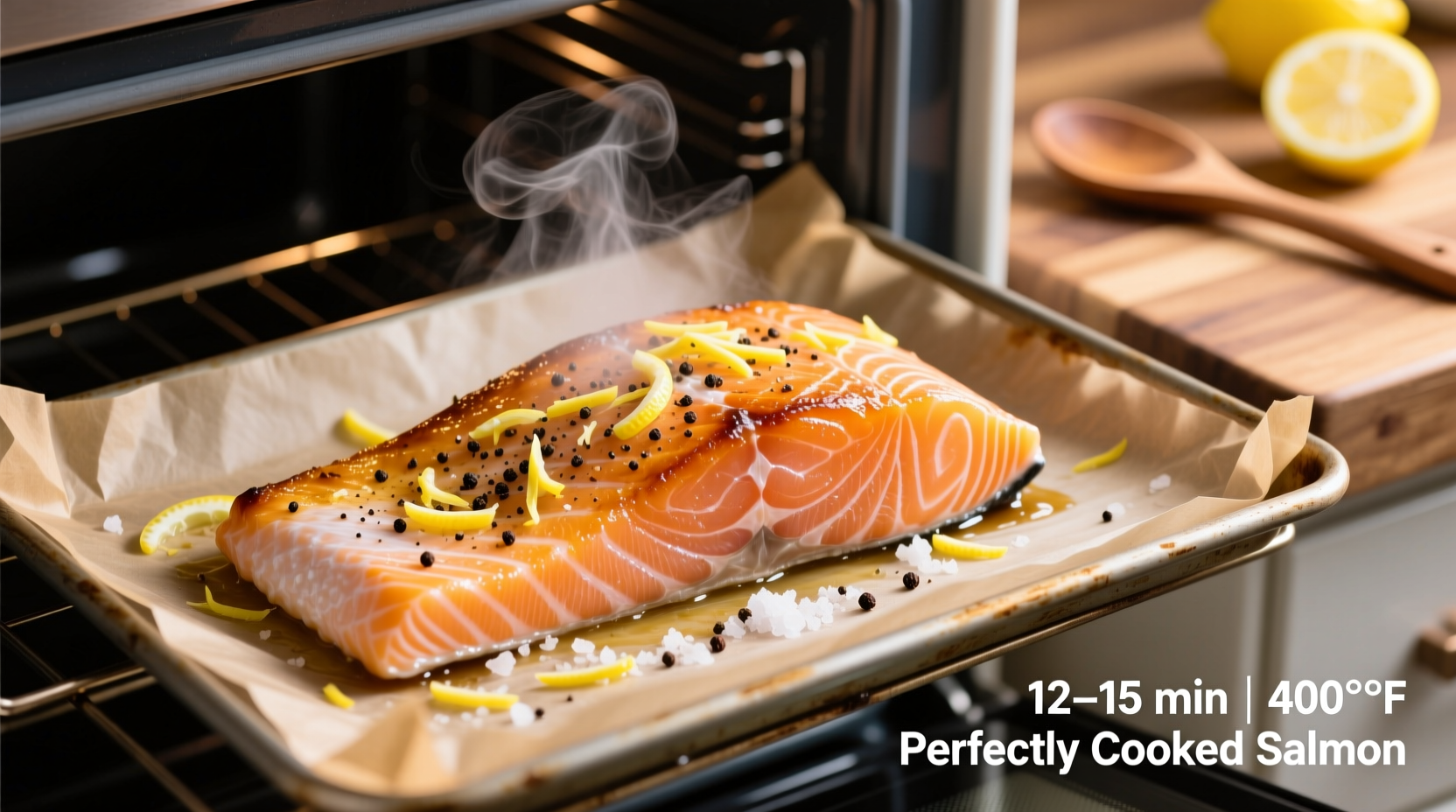 Perfect Salmon Oven Cooking Time: 12-15 Minutes at 400°F