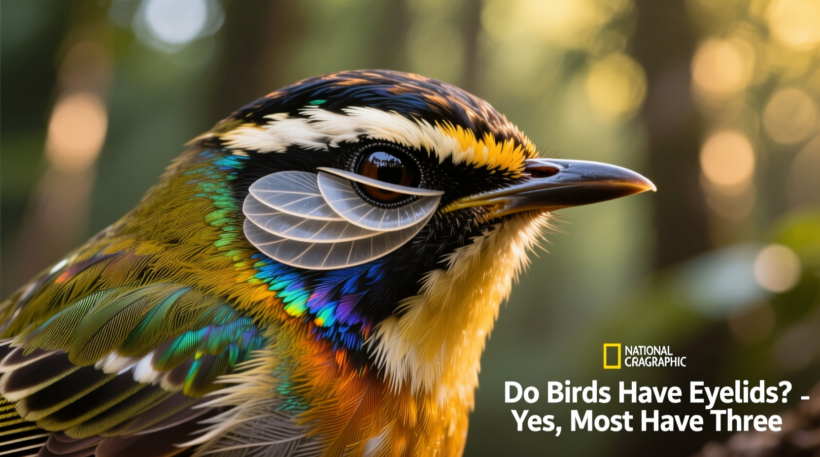 do birds have eyelids