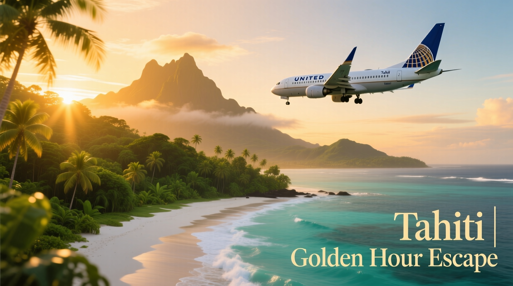 Overworked American United Airlines Tahiti Budget Guide