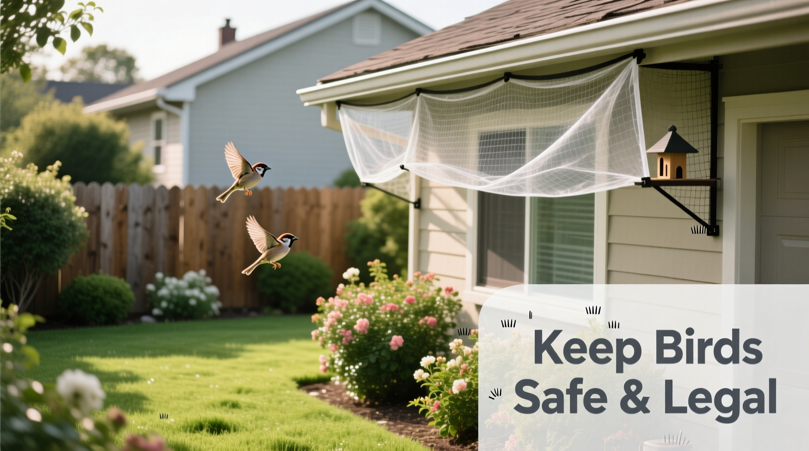 how to keep birds from building nests