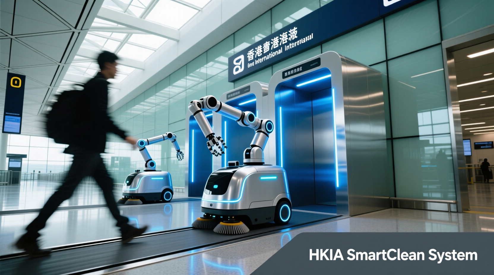 Hong Kong Airport Full-Body Disinfection Booths & Cleaning Robots: Transport Logistics Guide