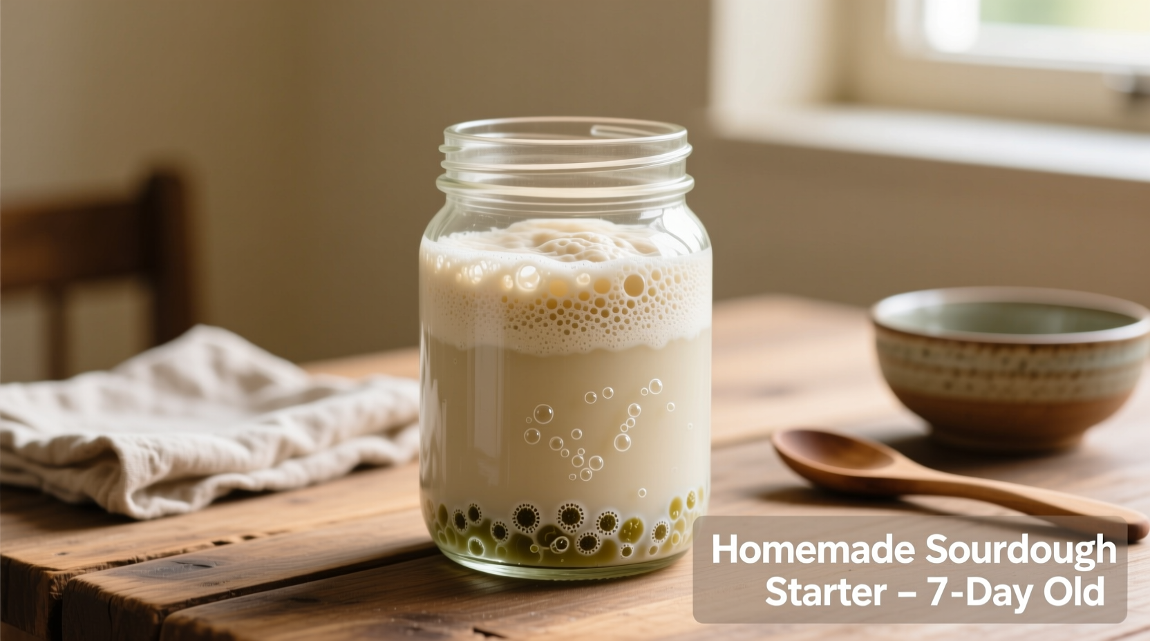 homemade sourdough starter