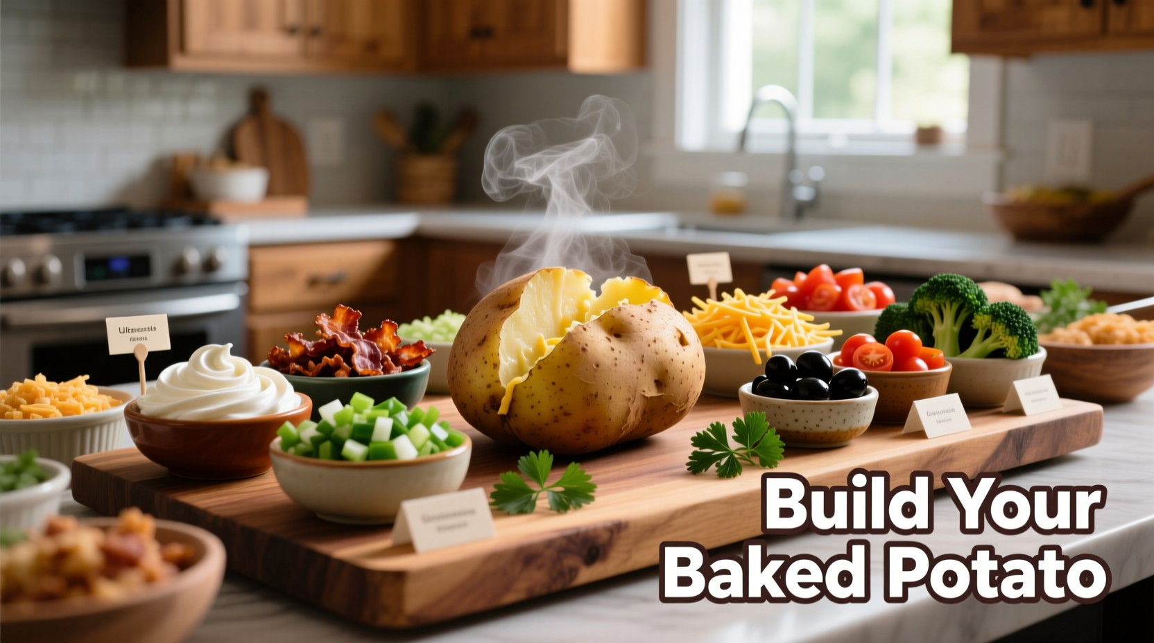 Ultimate Baked Potato Bar Toppings Guide: 30+ Ideas