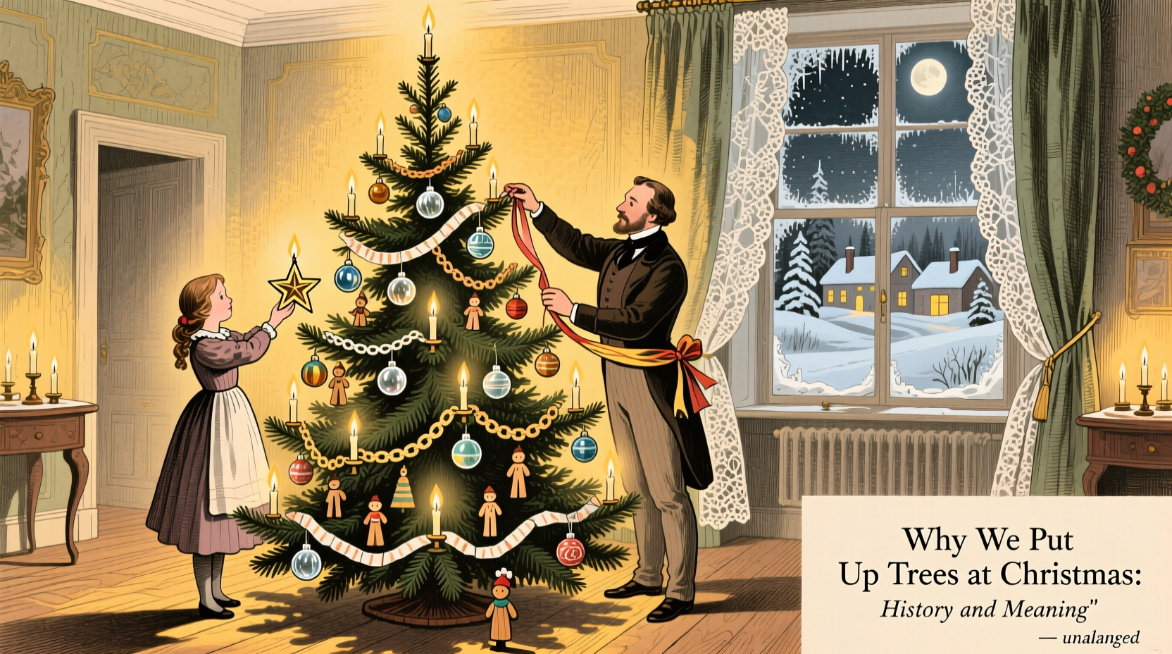 why do we put up trees at christmas