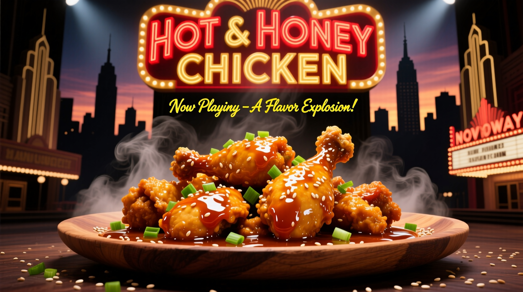 broadway hot and honey chicken