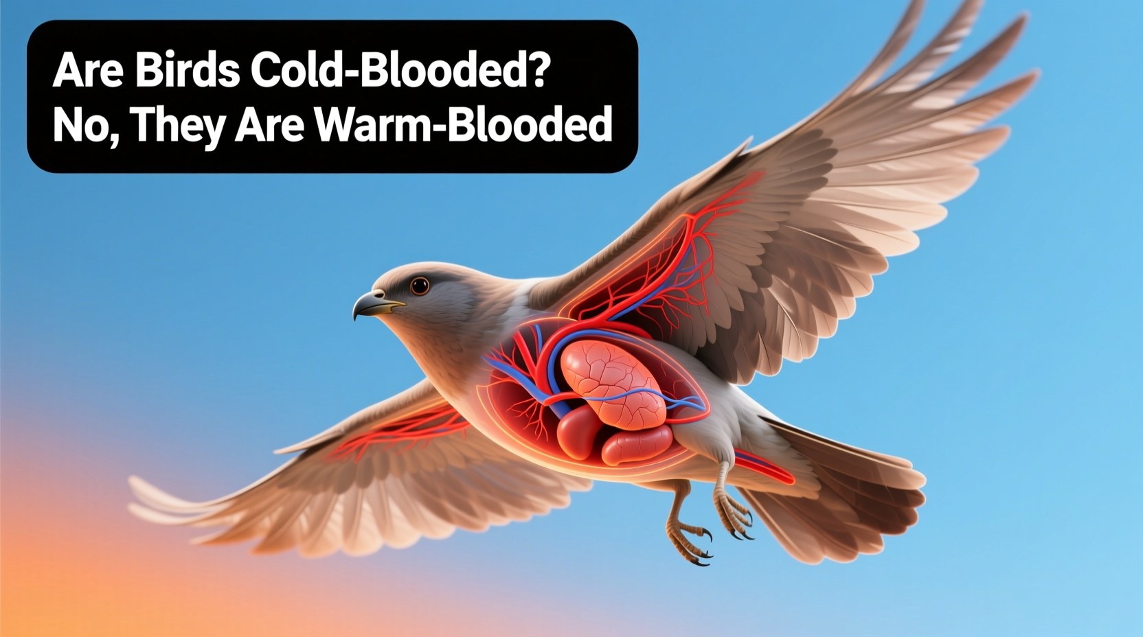 are birds cold blooded