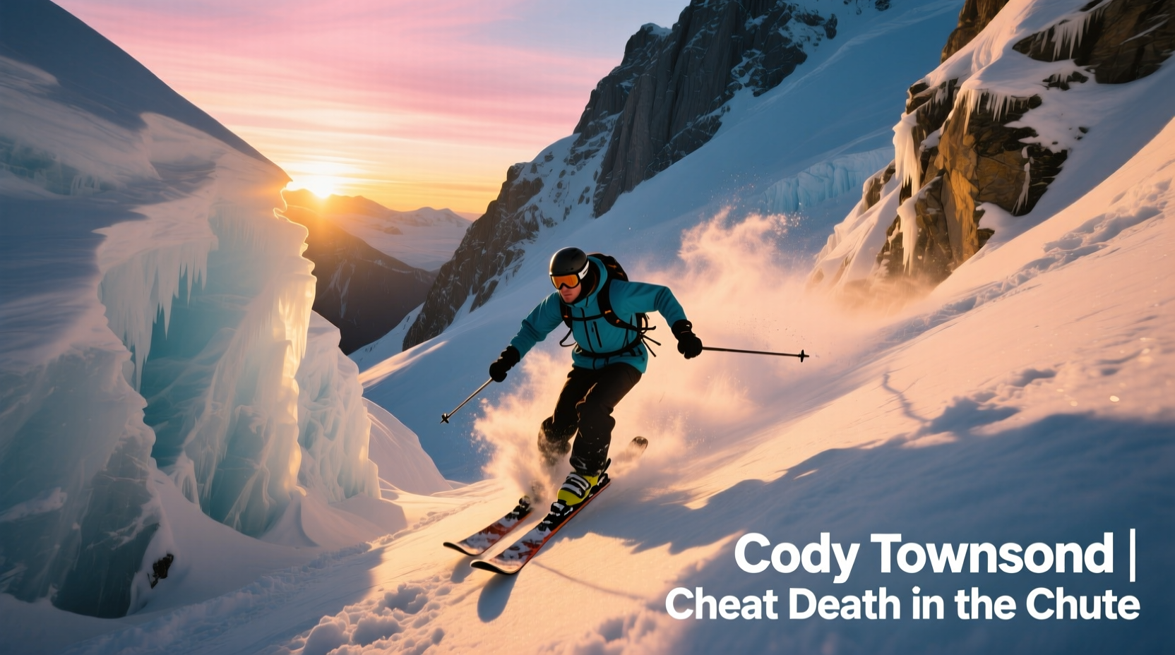 How to Watch Skier Cody Townsend Cheat Death in a Terrifying Steep Narrow Chute