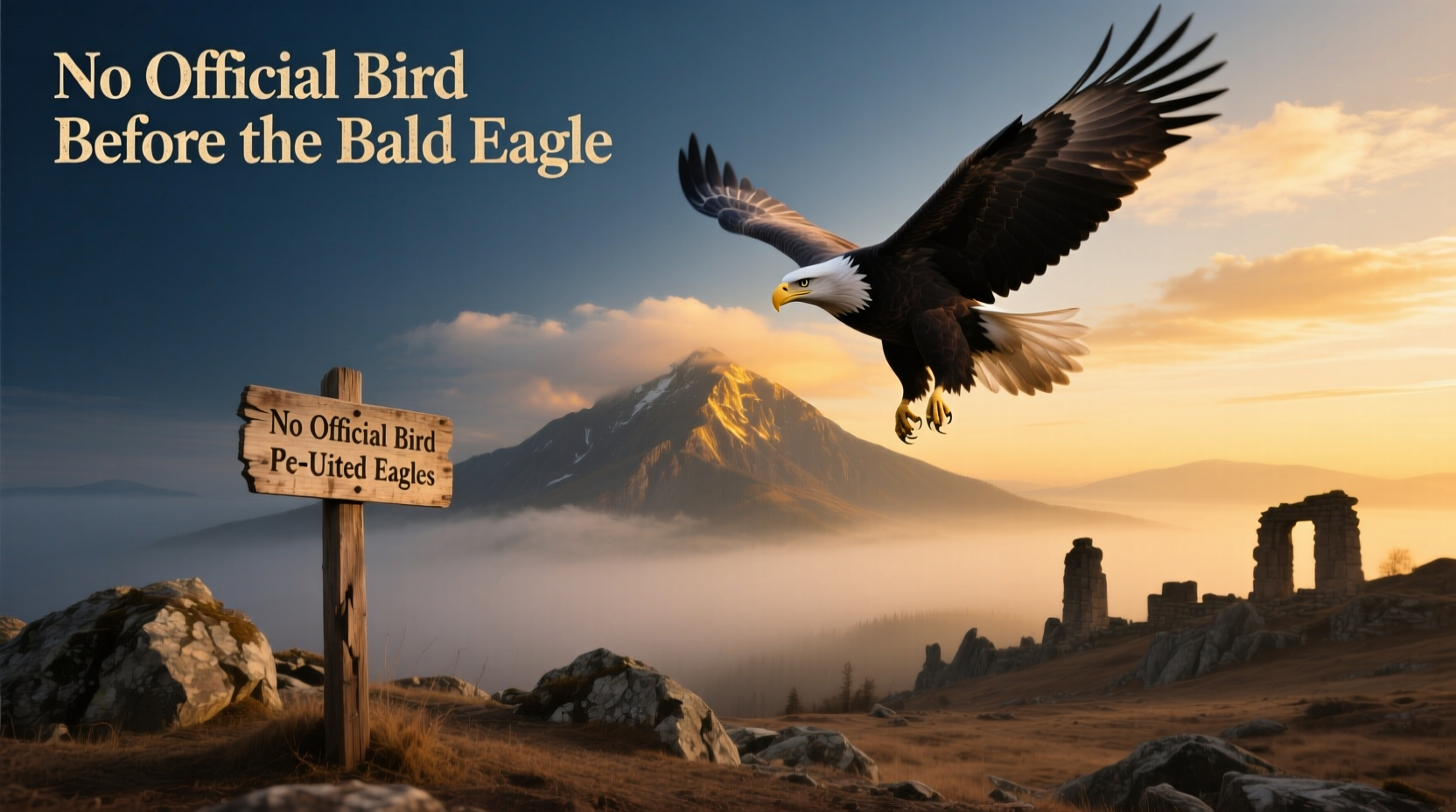 what was the national bird before the bald eagle