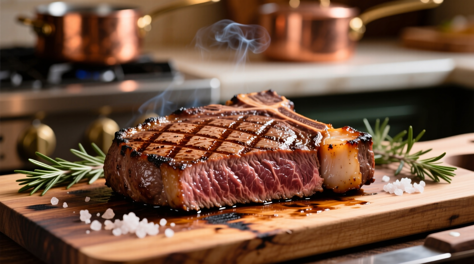 Perfectly grilled tri tip with crosshatch sear marks