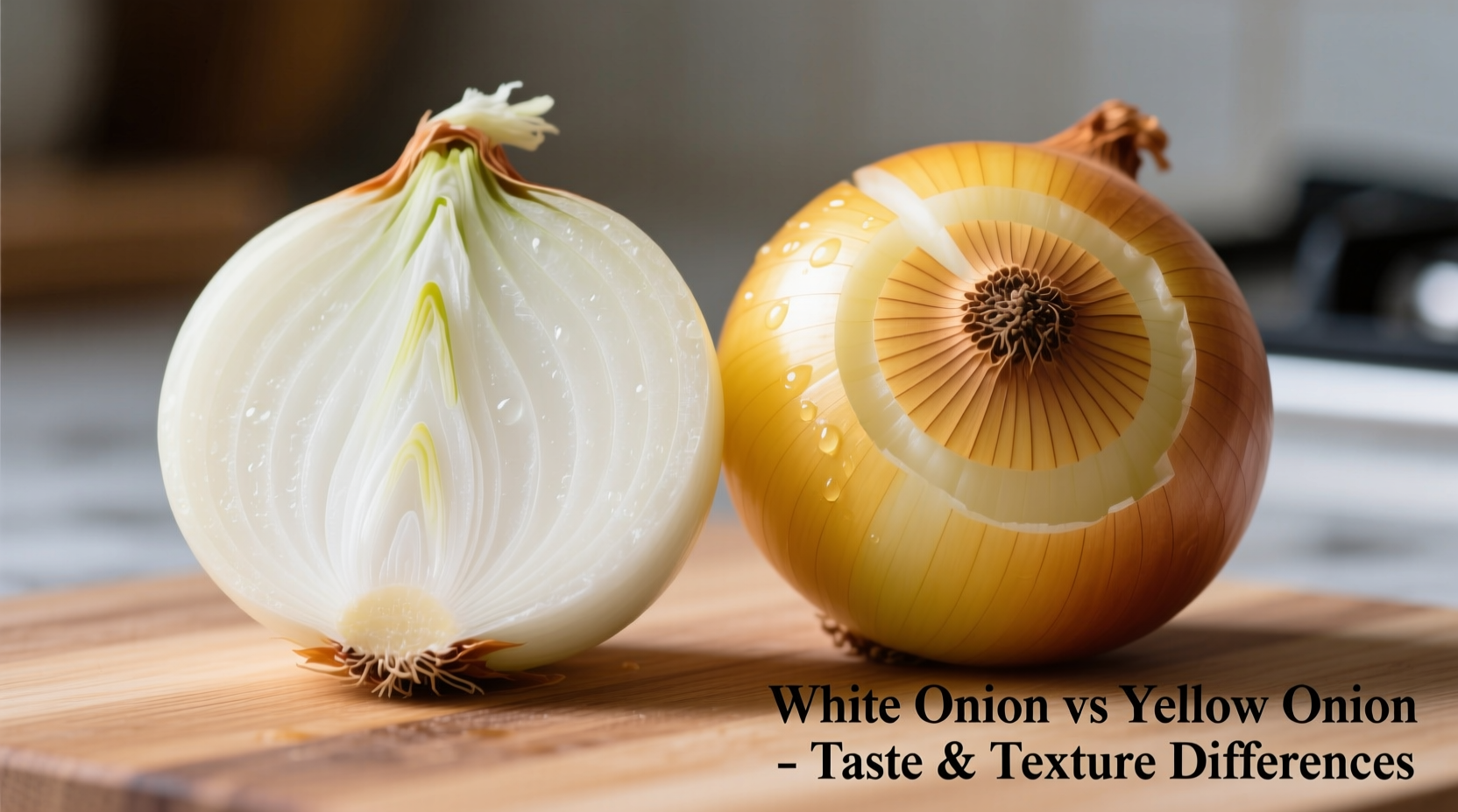 difference between white and yellow onion