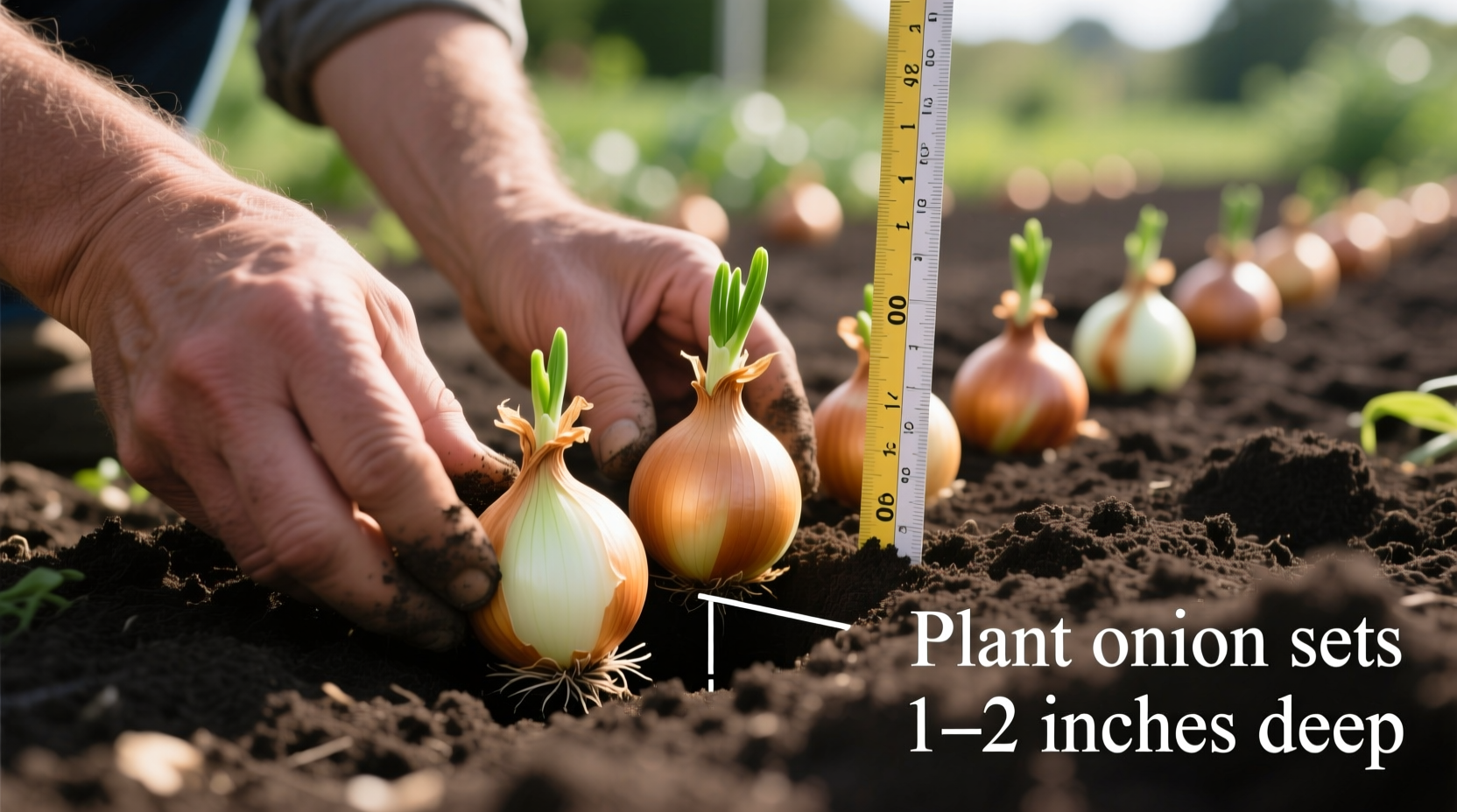 How Deep to Plant Onion Sets: Expert Gardening Guide