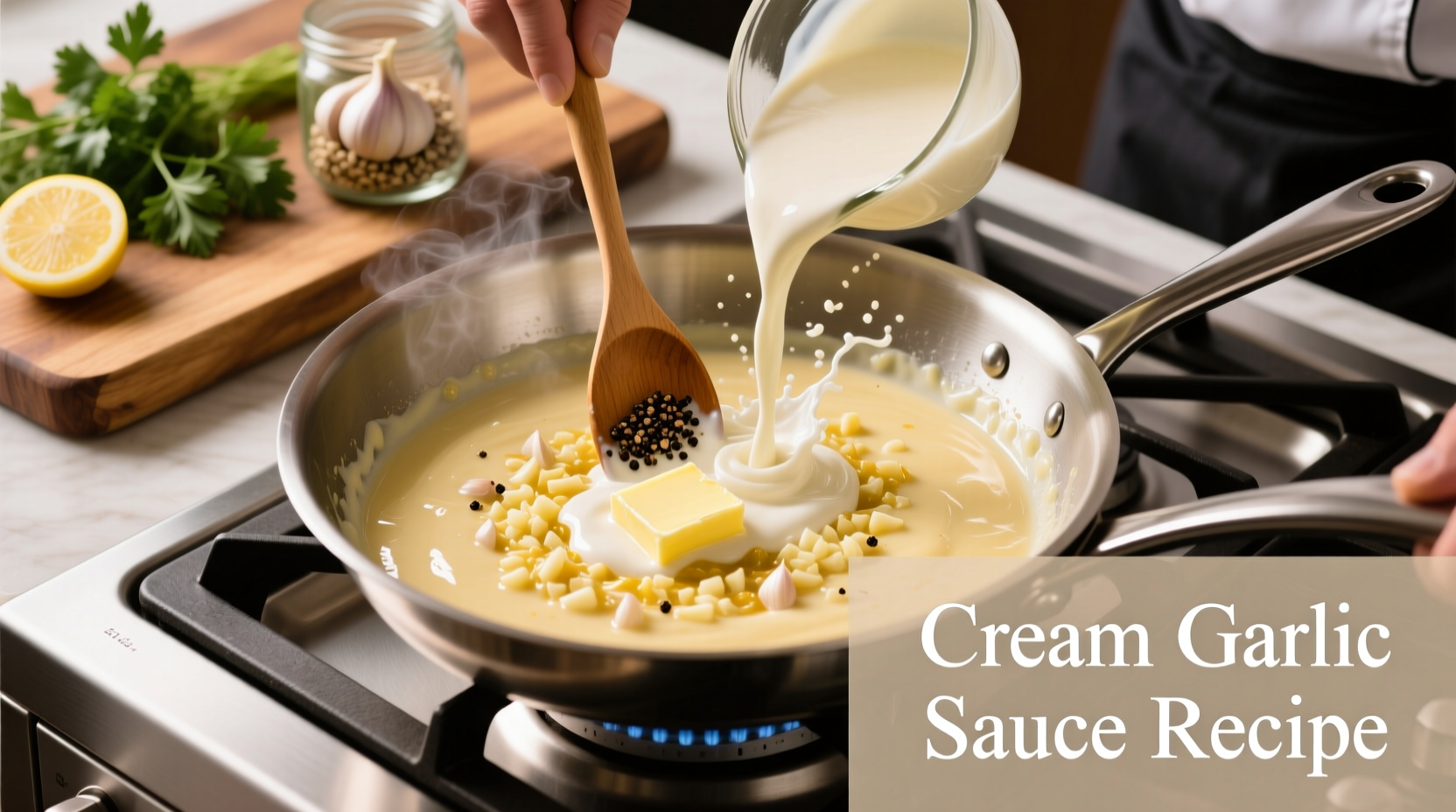 Perfect Cream Garlic Sauce Recipe: 10-Minute Method