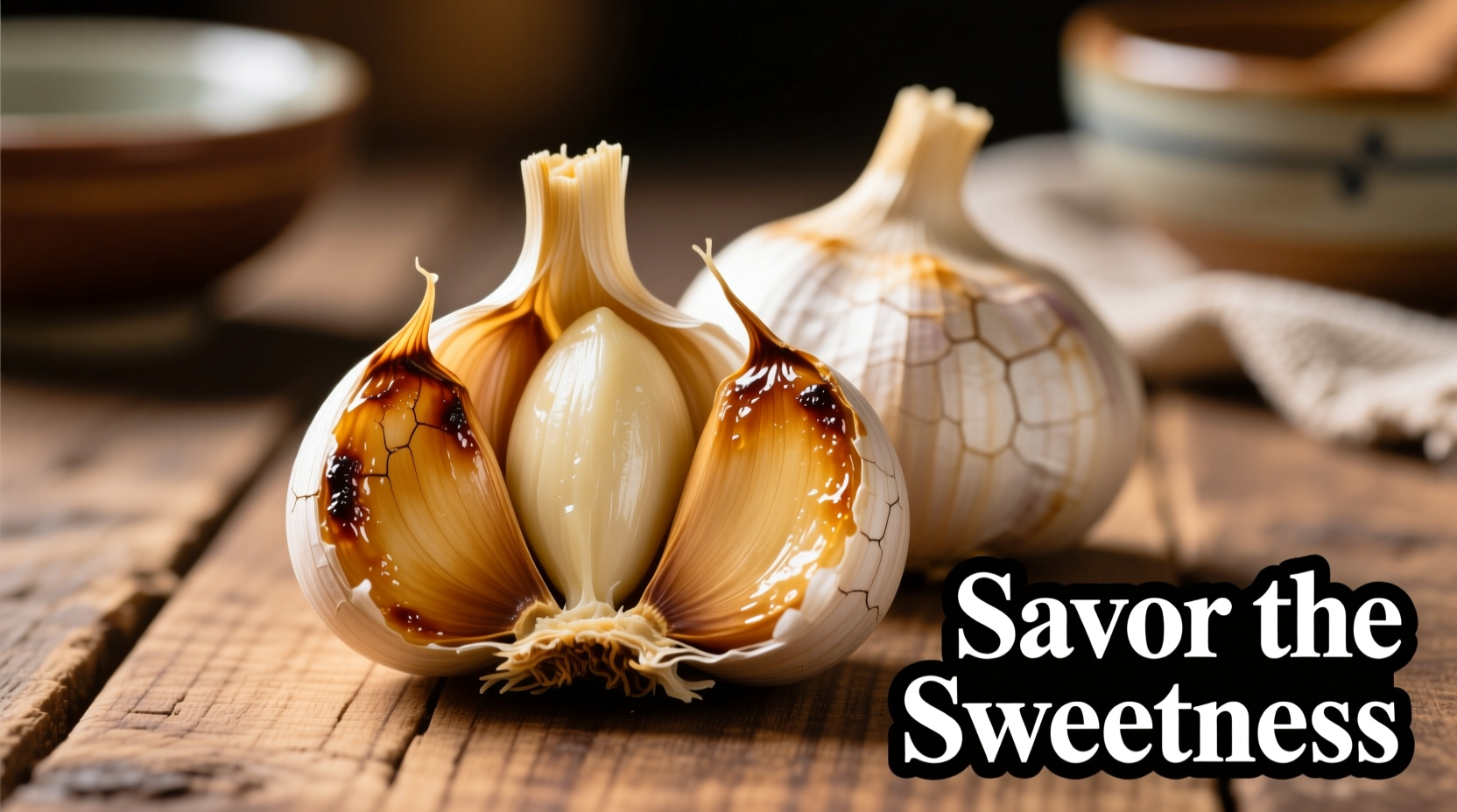 roasted garlic heads