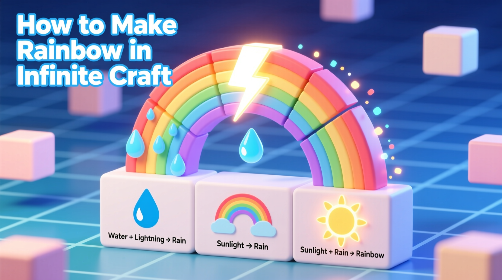 how to make rainbow in infinite craft