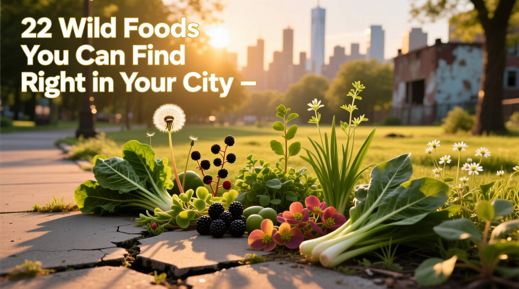 22 Wild Foods You Can Find Right in Your City: Urban Foraging Guide