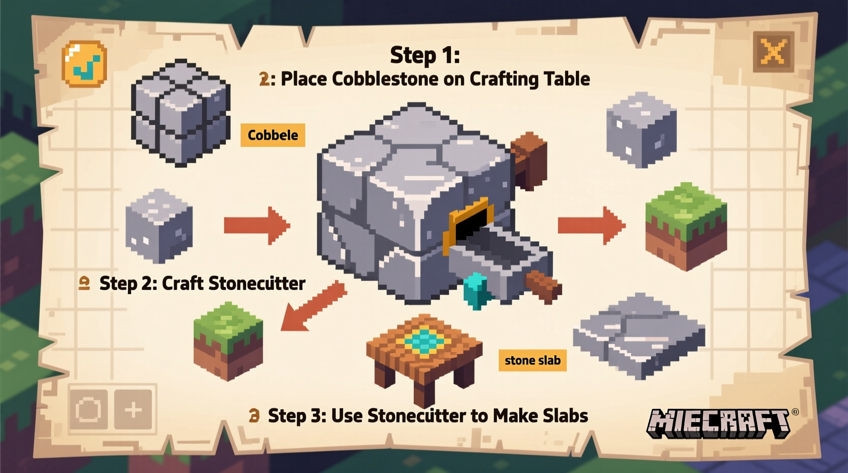 minecraft how to craft a stonecutter