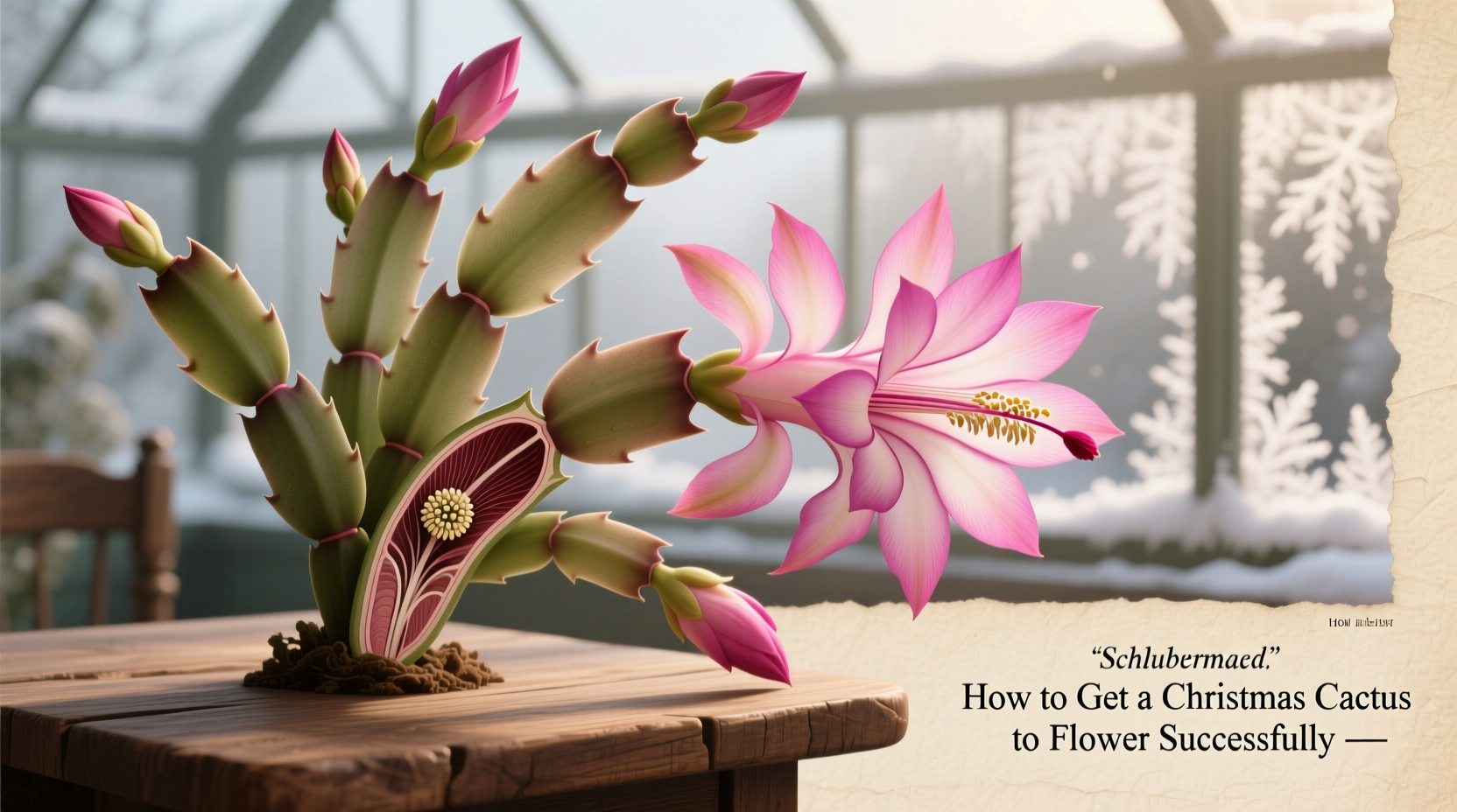 how to get a christmas cactus to flower