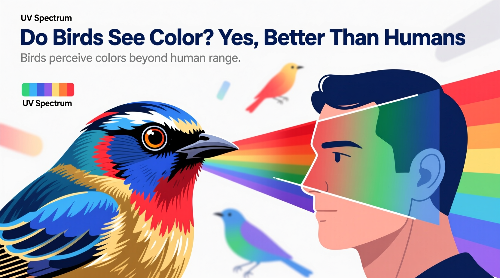 do birds see color