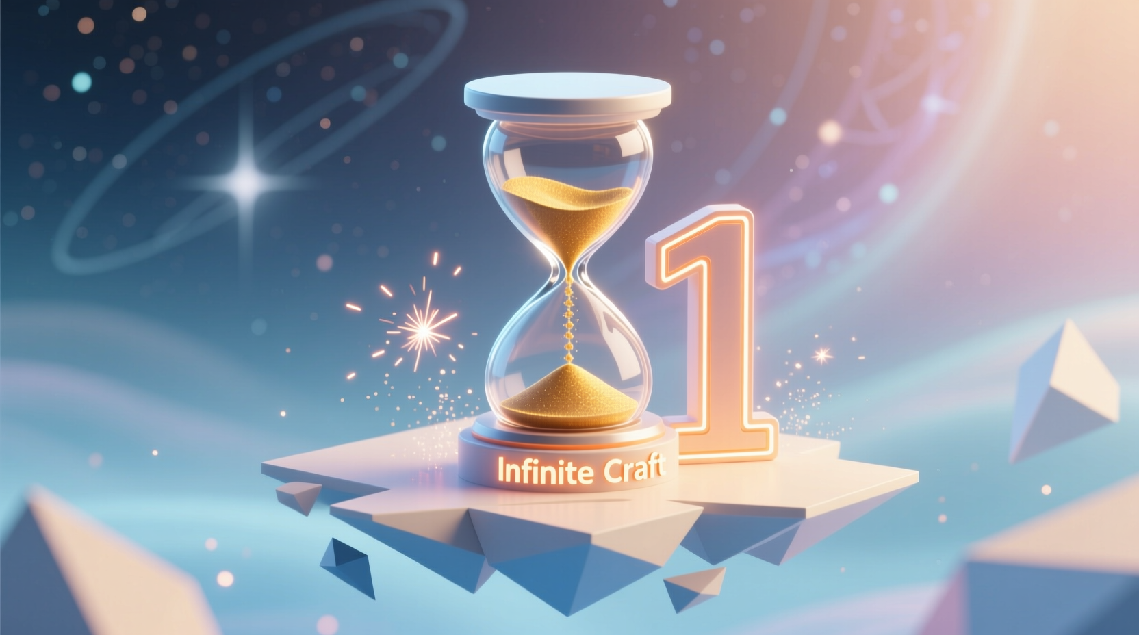 Hourglass combination for number 1 in Infinite Craft