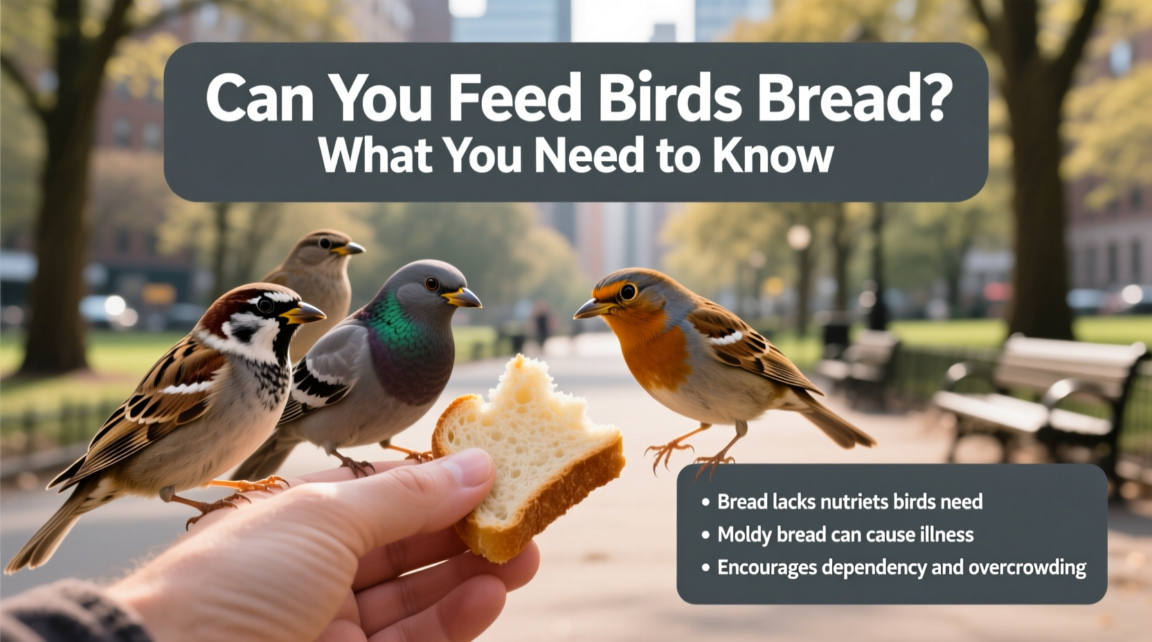 can you feed birds bread