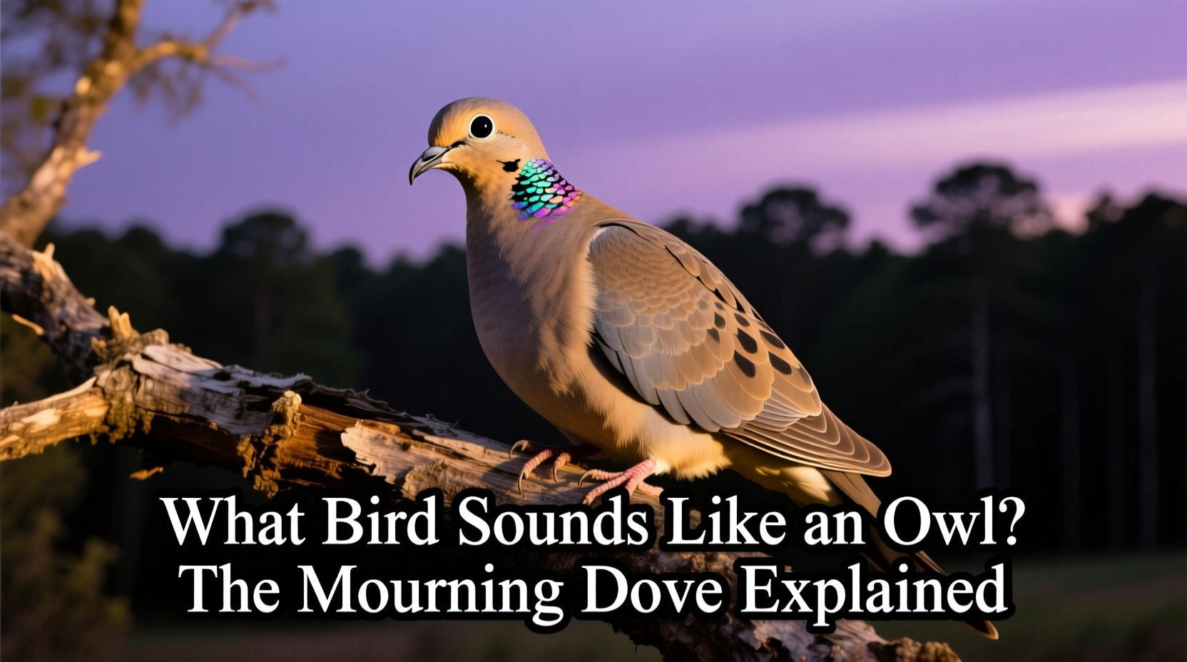 what bird sounds like an owl