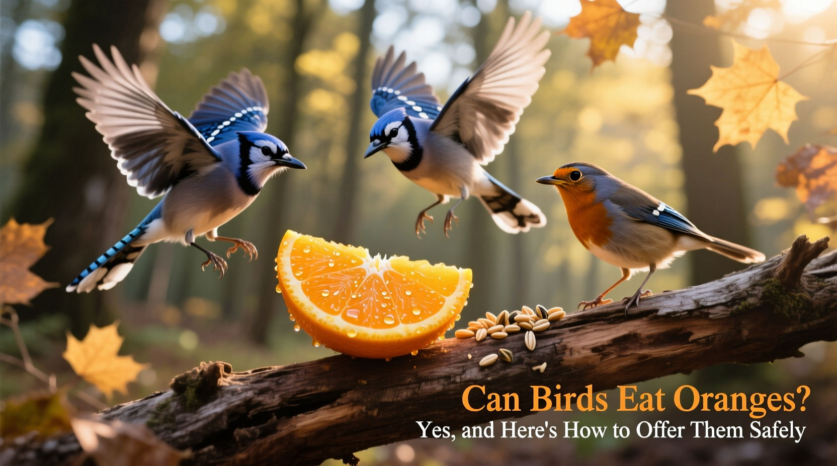 can birds eat oranges