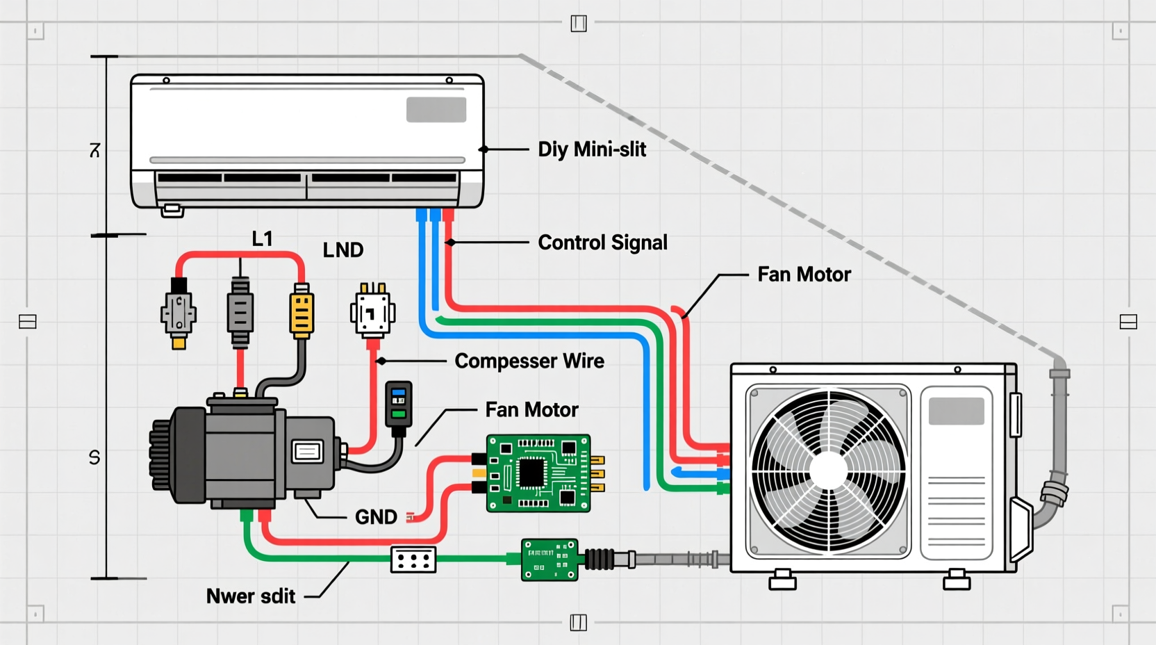 mrcool diy mini split electrical wiring diagram
