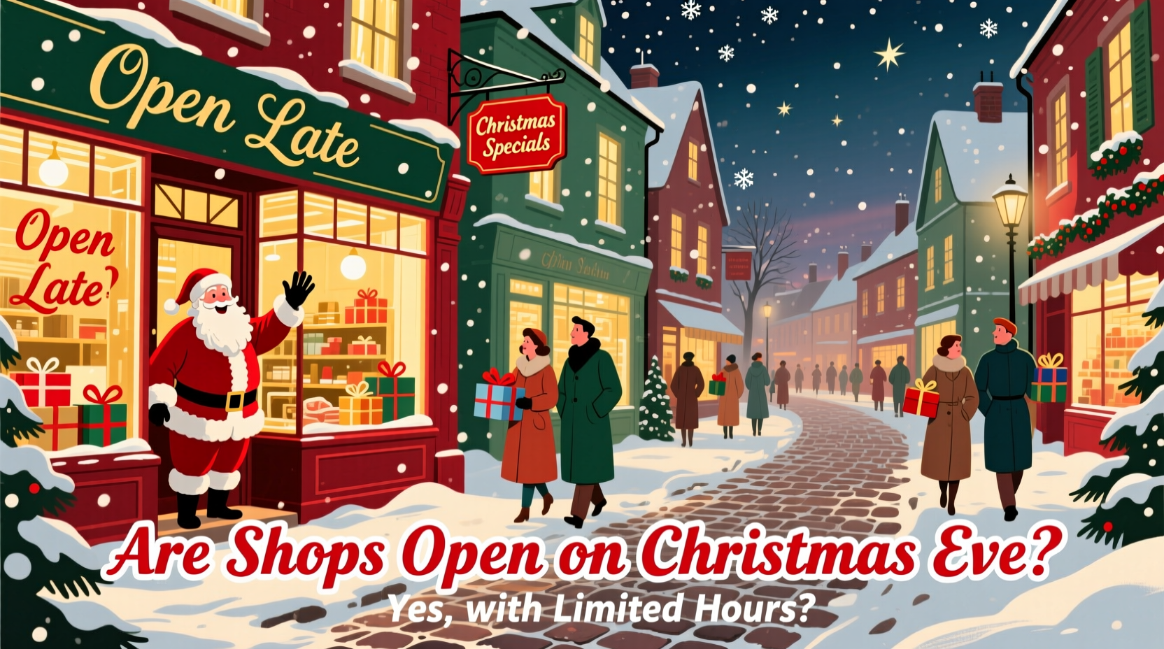 are shops open on christmas eve