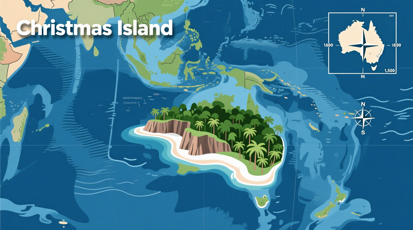 where are christmas islands
