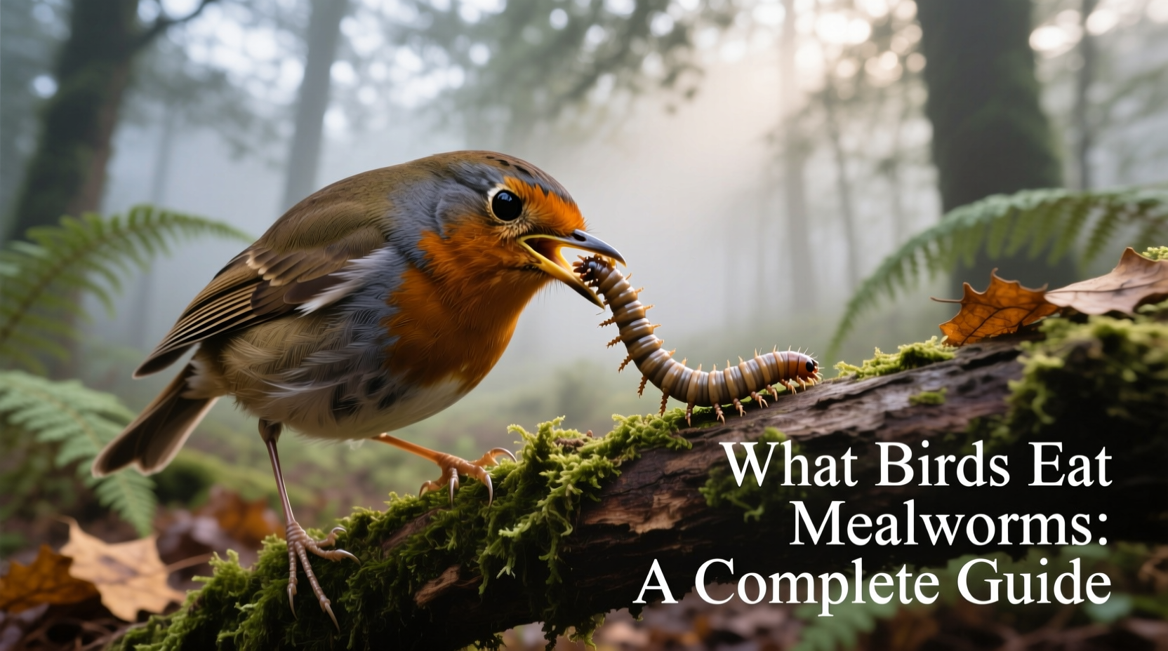 what birds eat mealworms