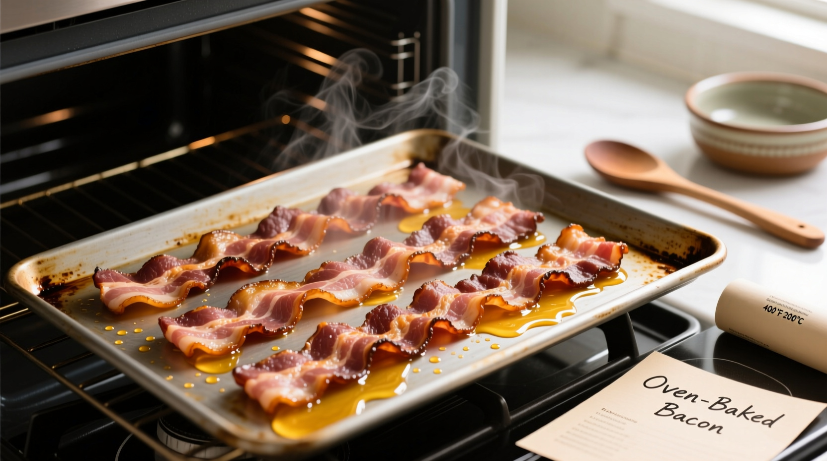 how do you cook bacon in the oven