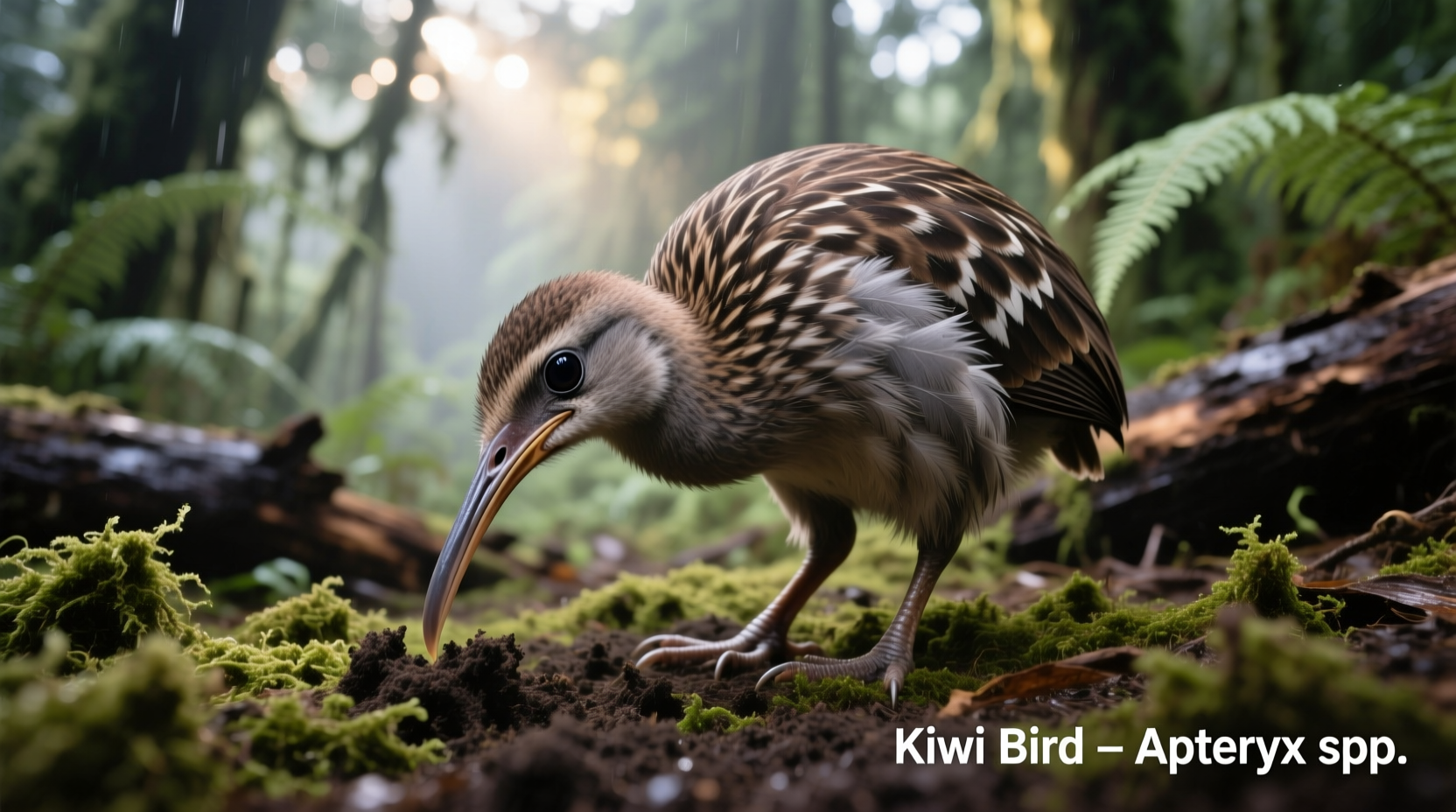 what does a kiwi bird look like