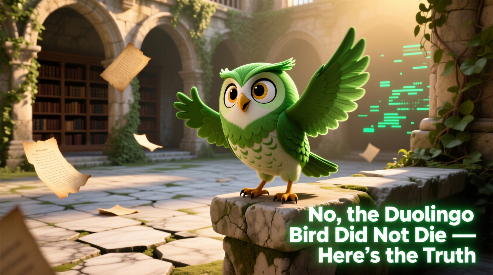 why did the duolingo bird die