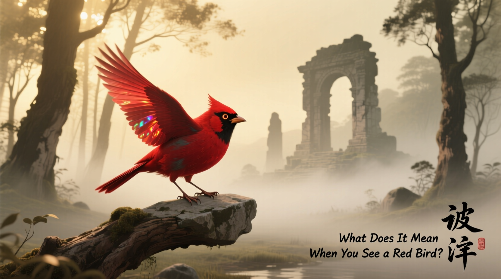 what do it mean when you see a red bird