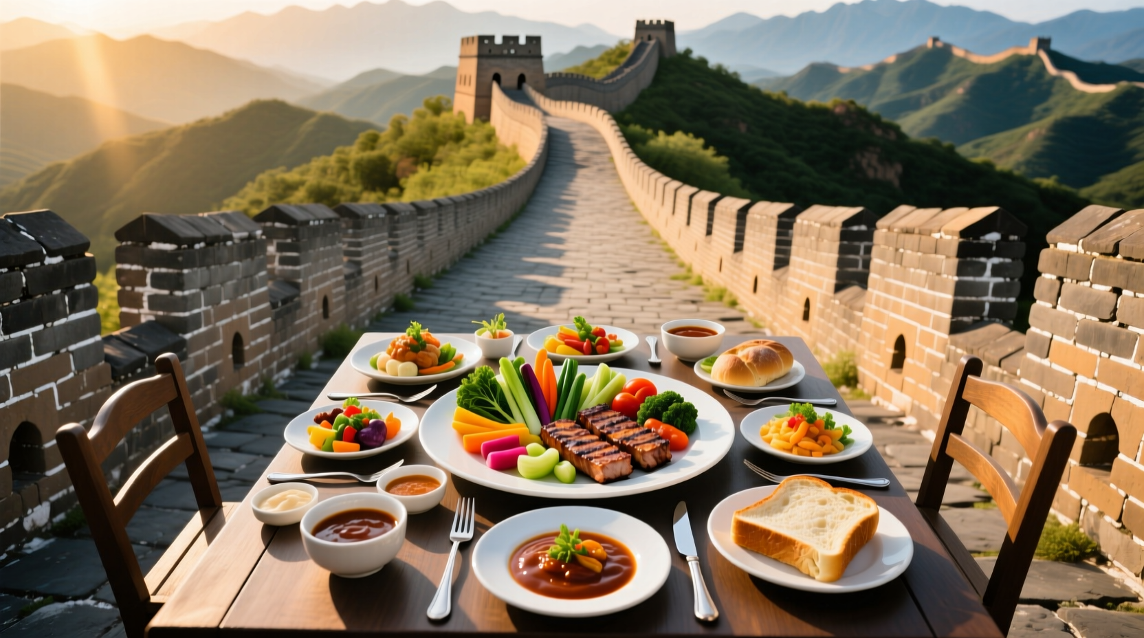 What If You Had the Great Wall of China All to Yourself? Food Guide