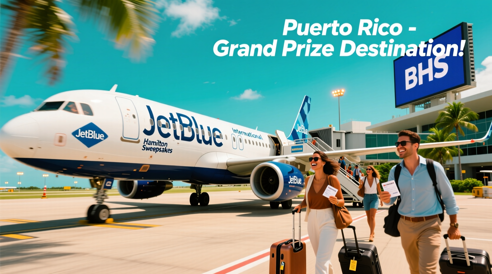 JetBlue Hamilton Sweepstakes Puerto Rico Transport Guide