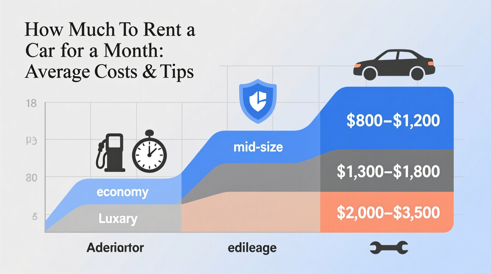 how much to rent a car for a month