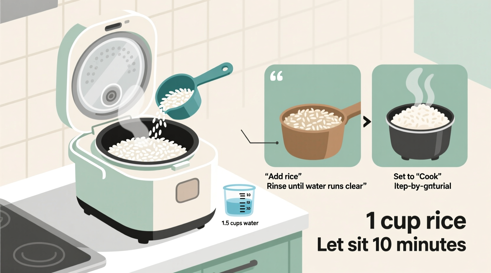 Perfect Rice in Rice Cooker: Simple 6-Step Method