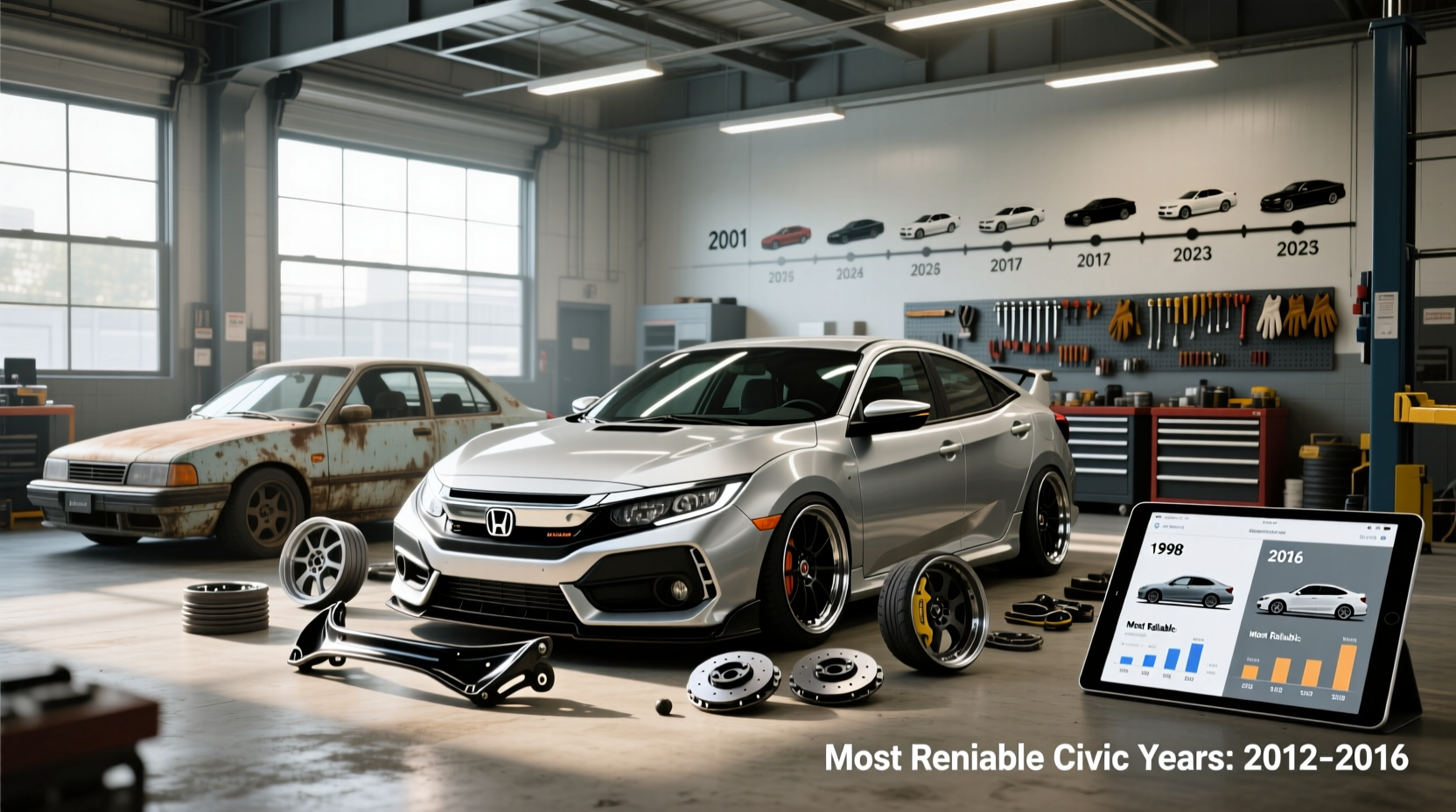 How to Choose Honda Civic Spare Parts: Most Reliable Years Guide