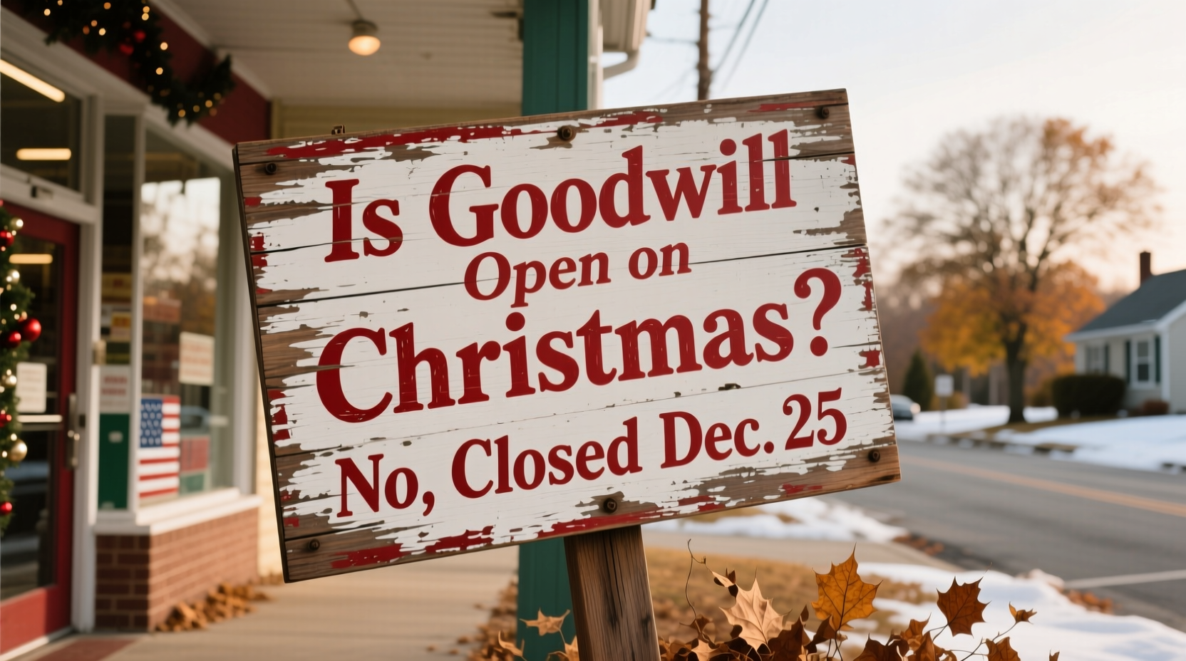 is goodwill open on christmas