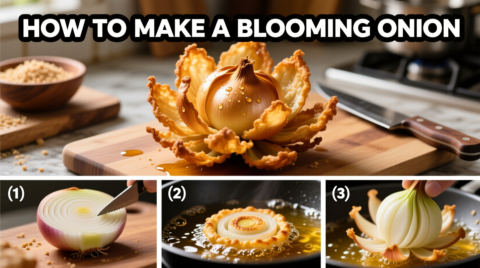 how do you make a blooming onion