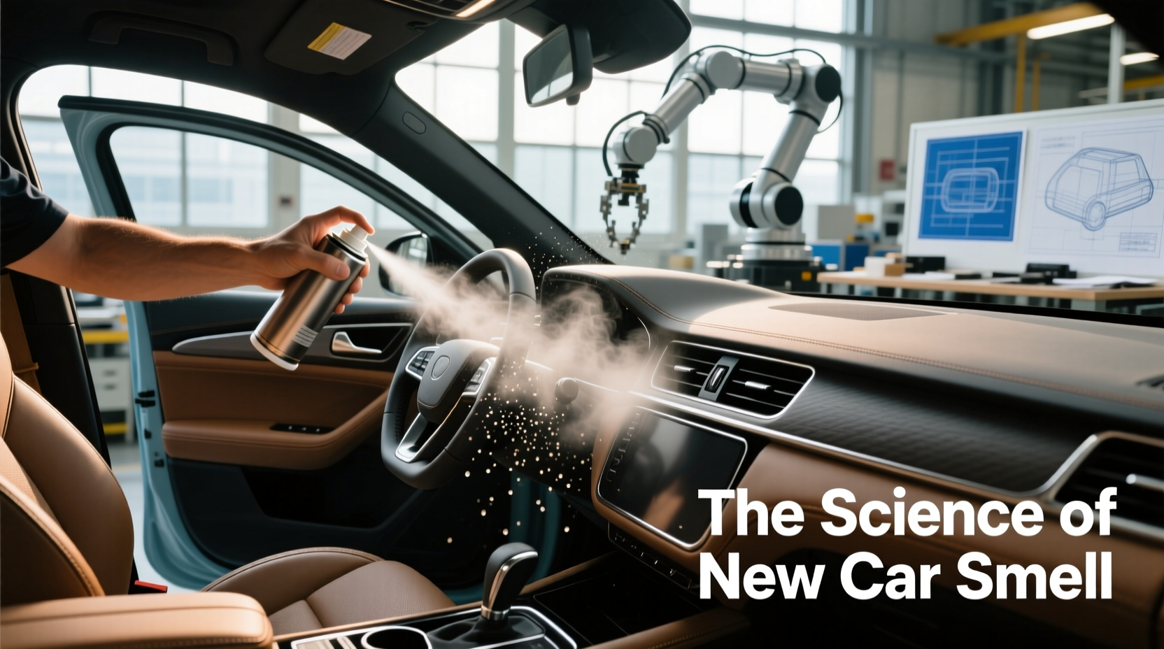 how do car manufacturers create the new smell