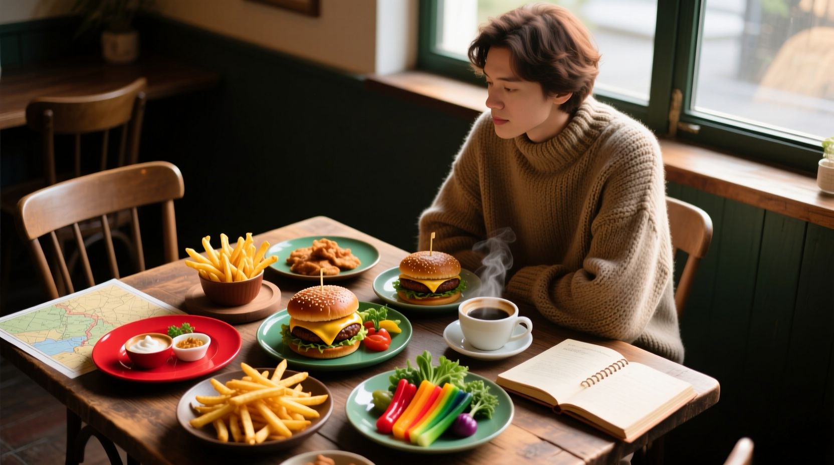 Alone-Sweater-Antisocial-Travelers: Food Guide for Quiet, Budget Dining