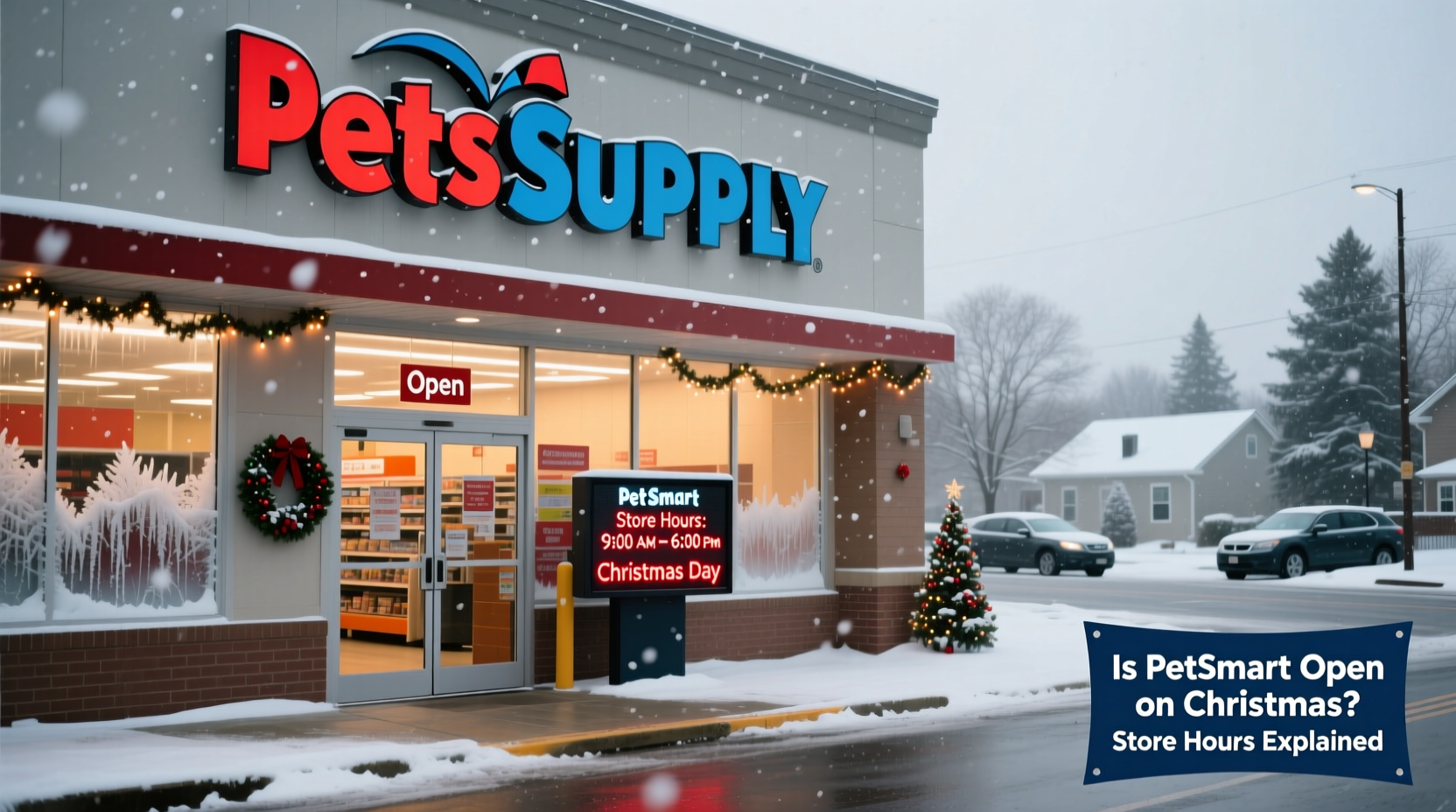 is petsmart open on christmas