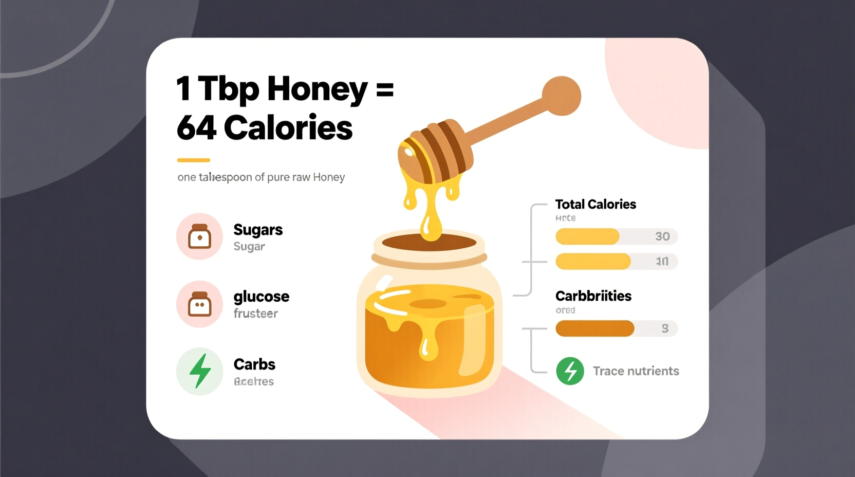 how many calories in spoon of honey