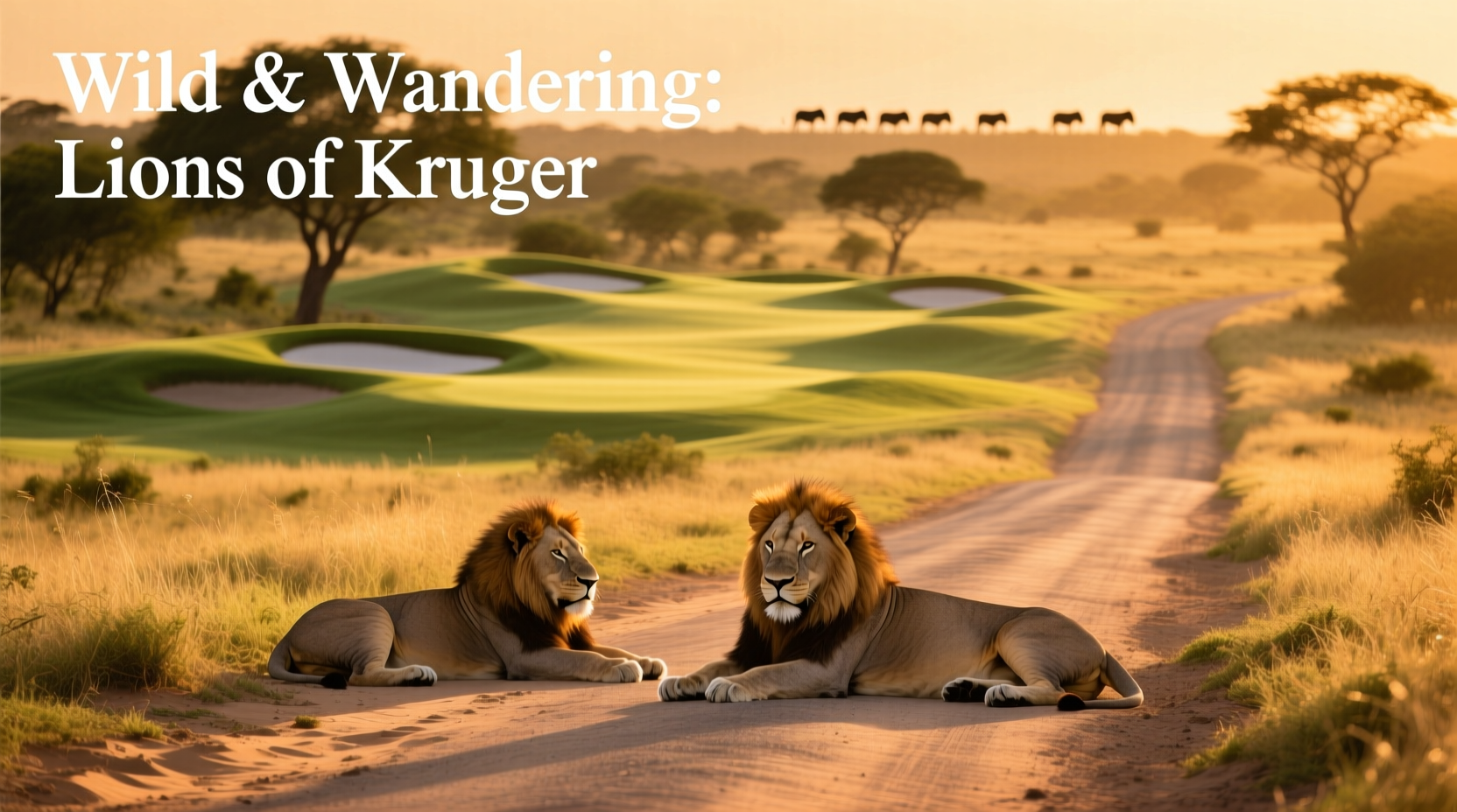 Lions, Kruger Park Roads & Golf Courses in South Africa: Budget Travel Guide