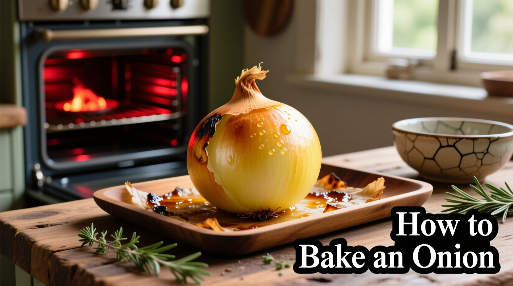 how to bake an onion