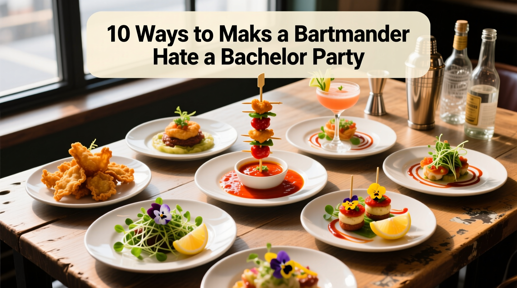 10 Ways to Make a Bartender Hate Your Bachelor Party: A Realistic Culinary Guide