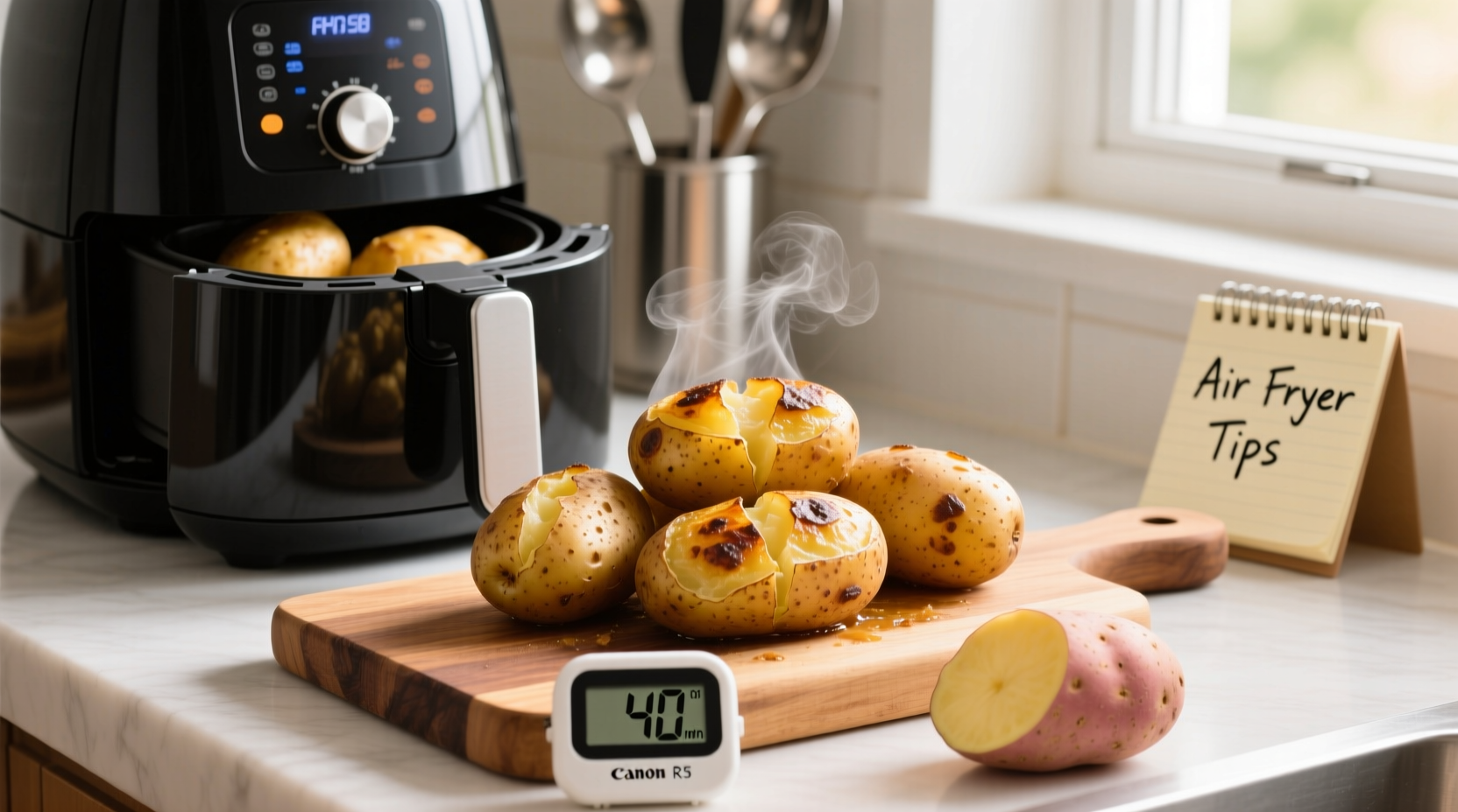 How Long to Cook Baked Potatoes in Air Fryer: Exact Times
